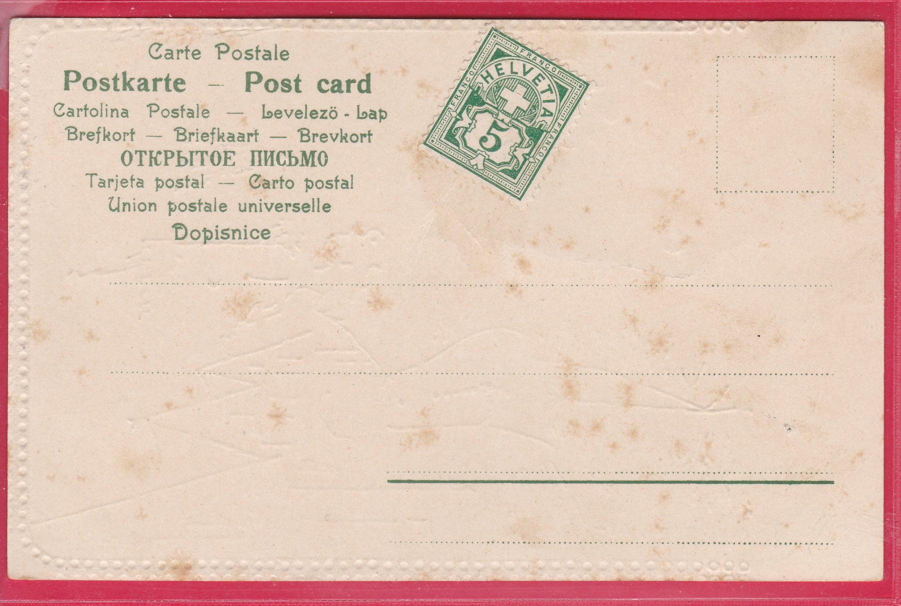 Cartoline postali: NUN LEB WOHL DU KLEINE GASSE – Usato da Oberrieden venduto da Gebirgsstelze 1