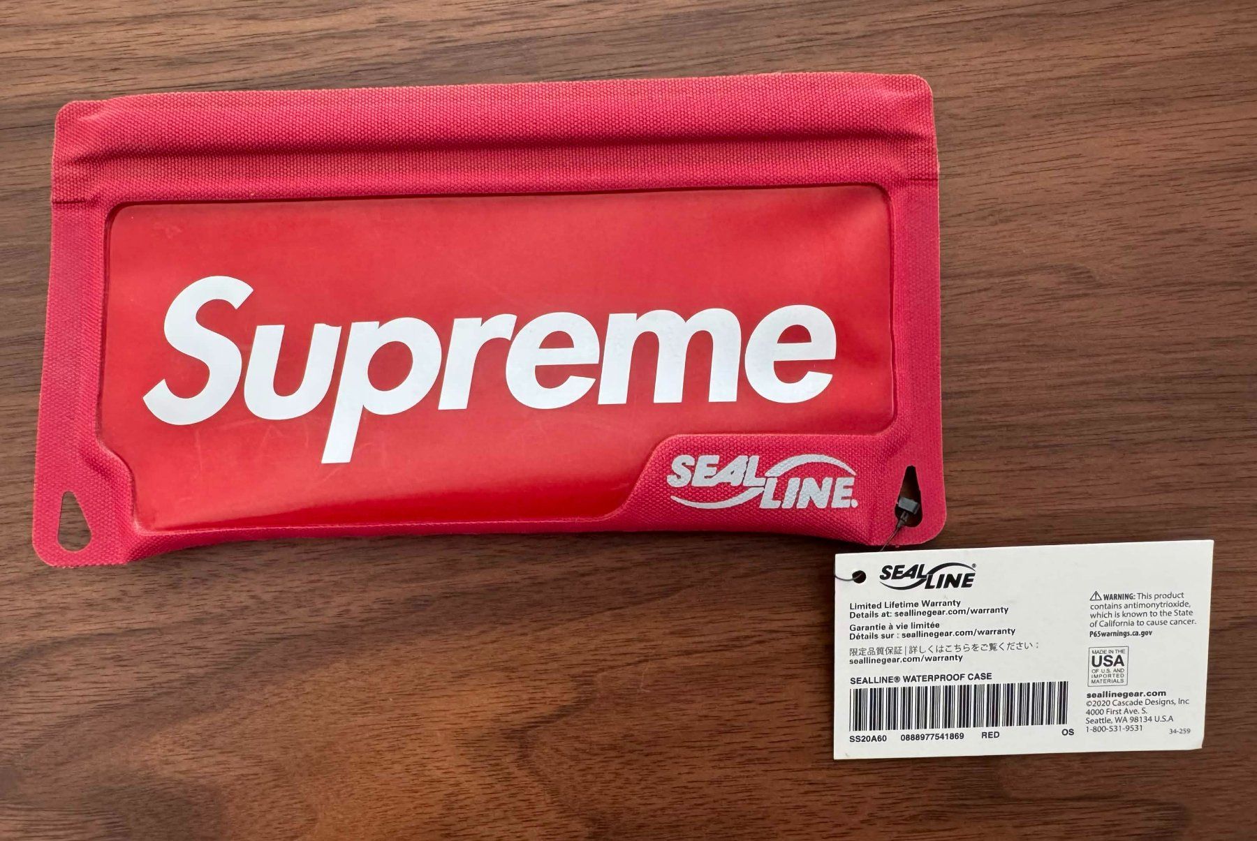Supreme Borse: Supreme SealLine Waterproof Case - Neuf – Nuovo e nell'imballaggio originale da Croy venduto da Takenba