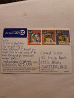 Carte postale Nouvelle-Zélande timbrée, hiver à collectionne