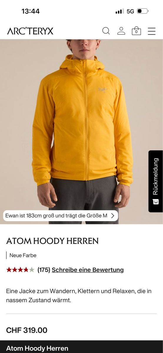 Arcteryx Jacken: Arctryx Jacke G L – Neu und originalverpackt aus Maienfeld von tobeyl2020