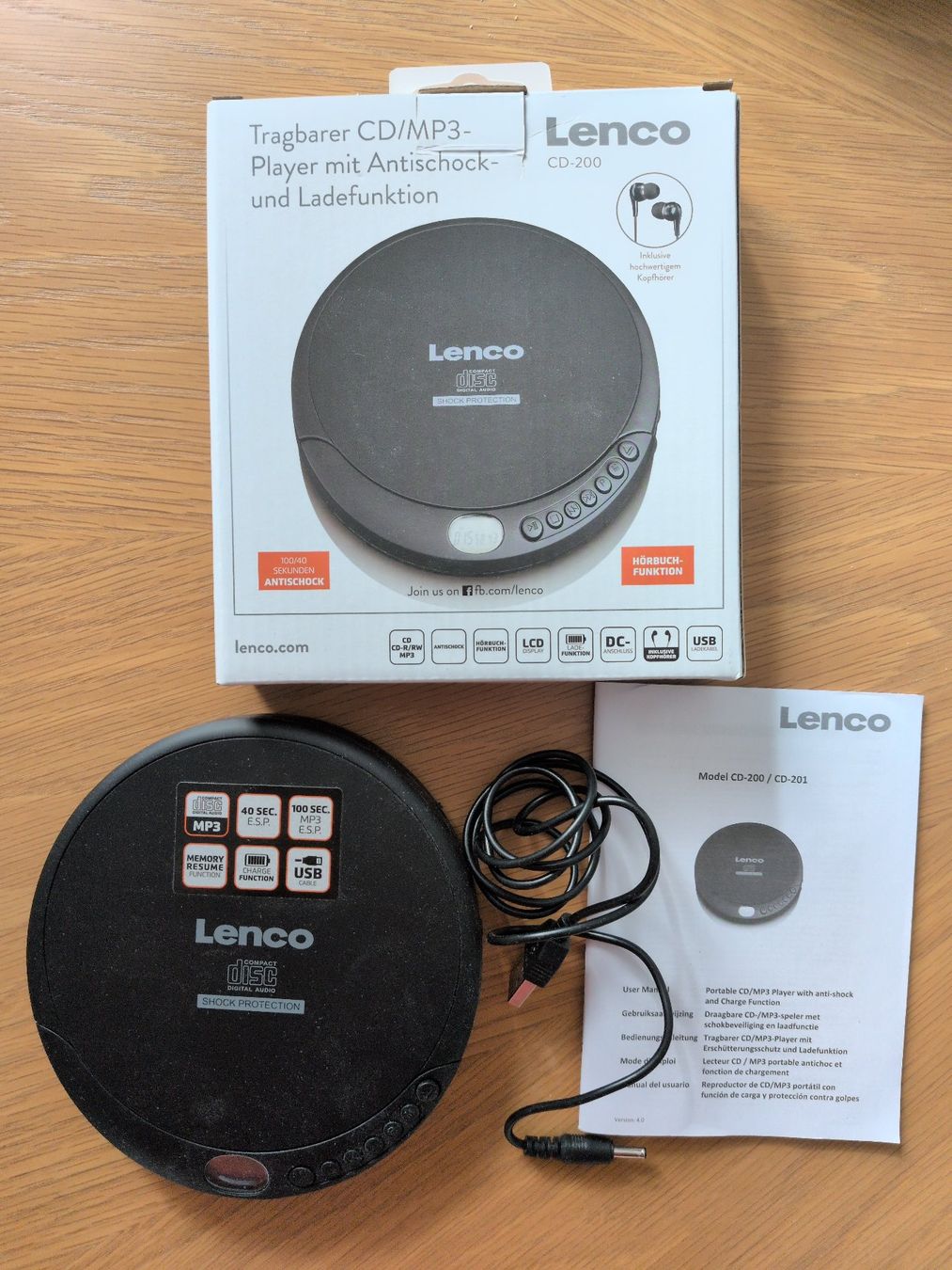 Lenco Tragbarer Mediaplayer: Tragbarer CD/MP3 Player – Neu und originalverpackt aus Wädenswil von Mamacita60