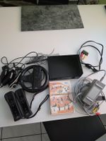 Nintendo Wii Schwarz Konsole mit Zubehör und Spiel!