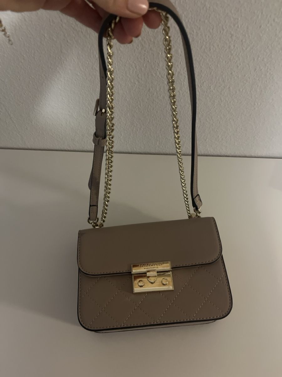 Borse da donna: Tasche Seidenfelt greige – Usato da Luzern venduto da SonjaBucher 2