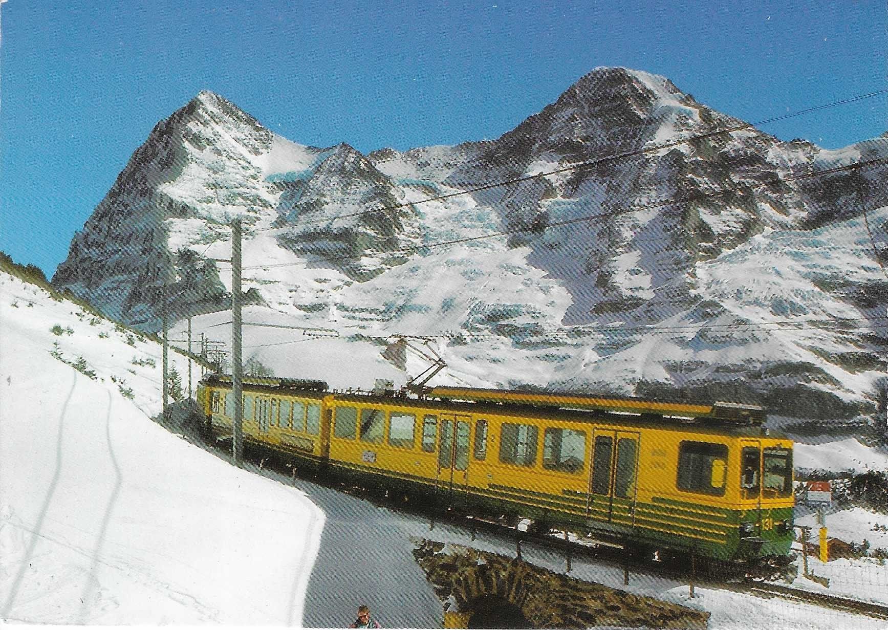 Cartoline postali: Doppeltriebwagen der Wengernalpbahn – Nuovo (secondo la descrizione) da Rothrist venduto da Stranglehold