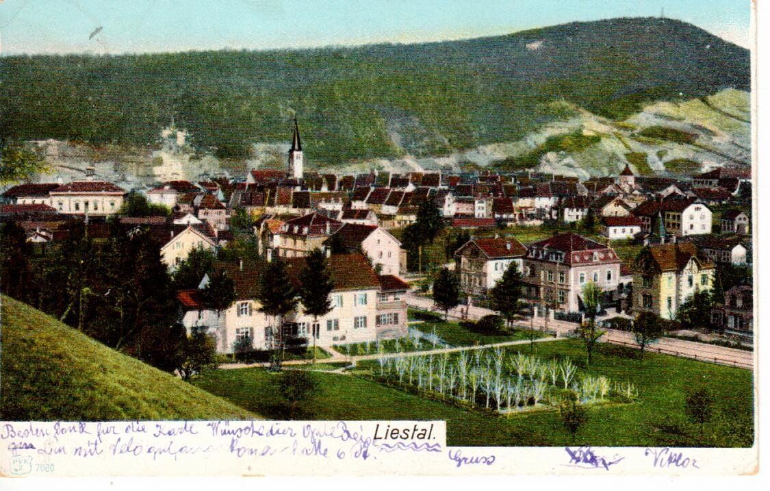 Ansichtskarten: Liestal 1902 – Gebraucht aus Wolhusen von Curver9