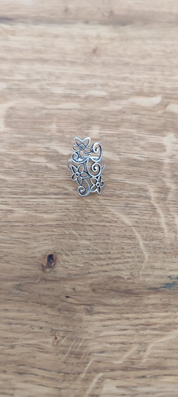 Christ Bagues: Silber Blumen Ring 925 – D'occasion à Chur par djovanna