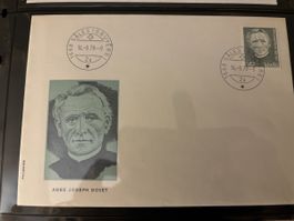 Abbé Joseph Bovet Ersttagsbrief 1978 - Selten! Top!