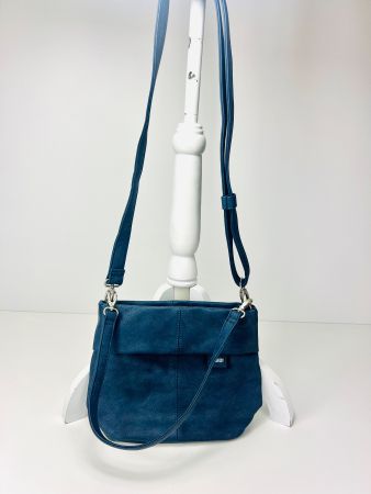 ZWEI Schultertasche Mademoiselle M8 Kunstleder dunkelblau