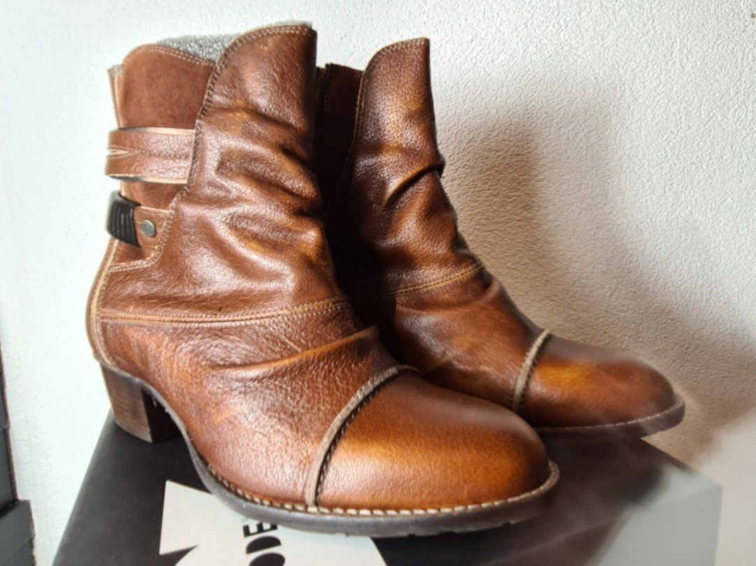 Scarpe da donna: Dkode Leder Stiefel Lp:169 fr Gr. 38 – Nuovo e nell'imballaggio originale da Uerkheim venduto da Justi.y
