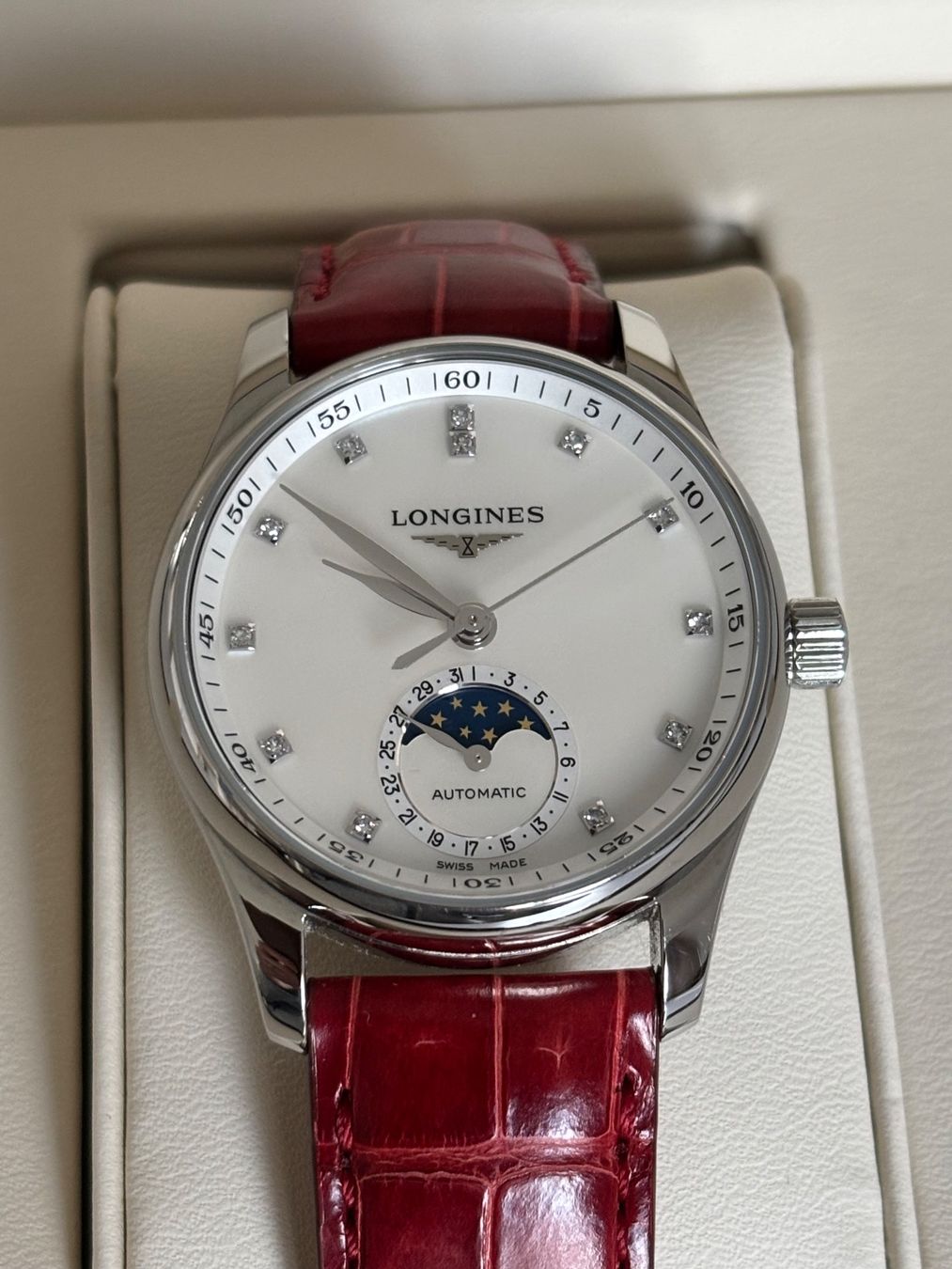 Longines Uhren: LONGINES Master Collection Moonphase – Neu (gemäss Beschreibung) aus Berneck von Adviser