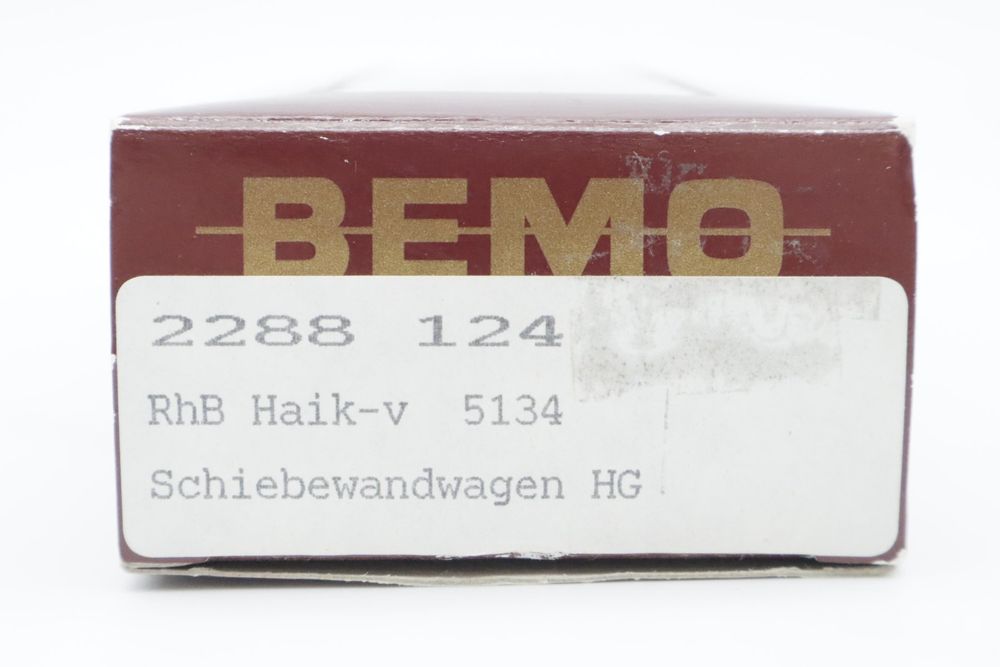 Bemo 2288 124 RhB Schiebewandwagen "HG" H0m DC 8