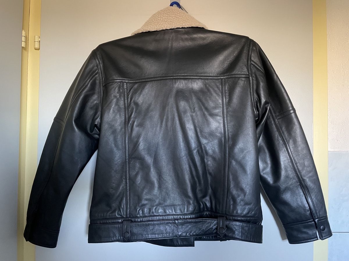 Jacken: Veste en cuir Object avec fourrure, T.36 NEUVE – Neu und originalverpackt aus Vuadens von Nina11 2
