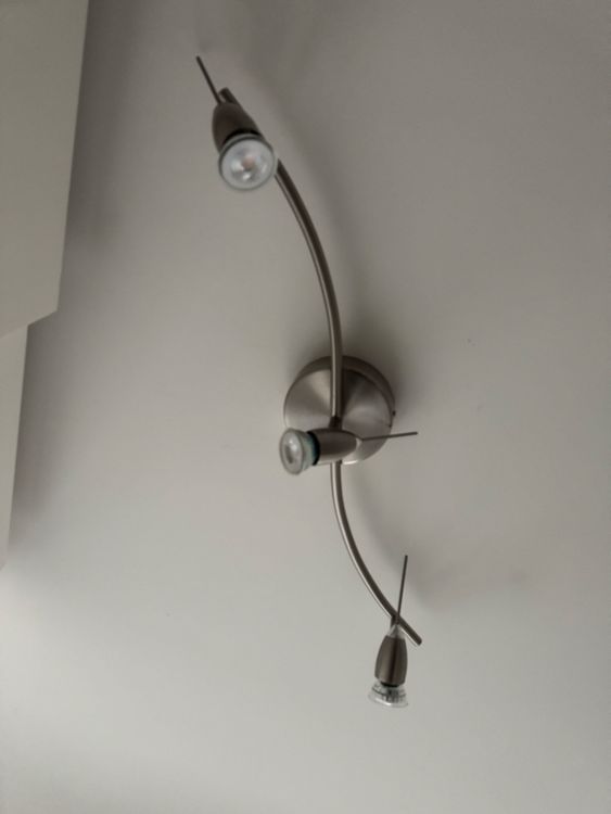 Ikea Lustres & lampes de plafonds: IKEA Lampe silber 3 spots – D'occasion à Zürich par sevi.w 1