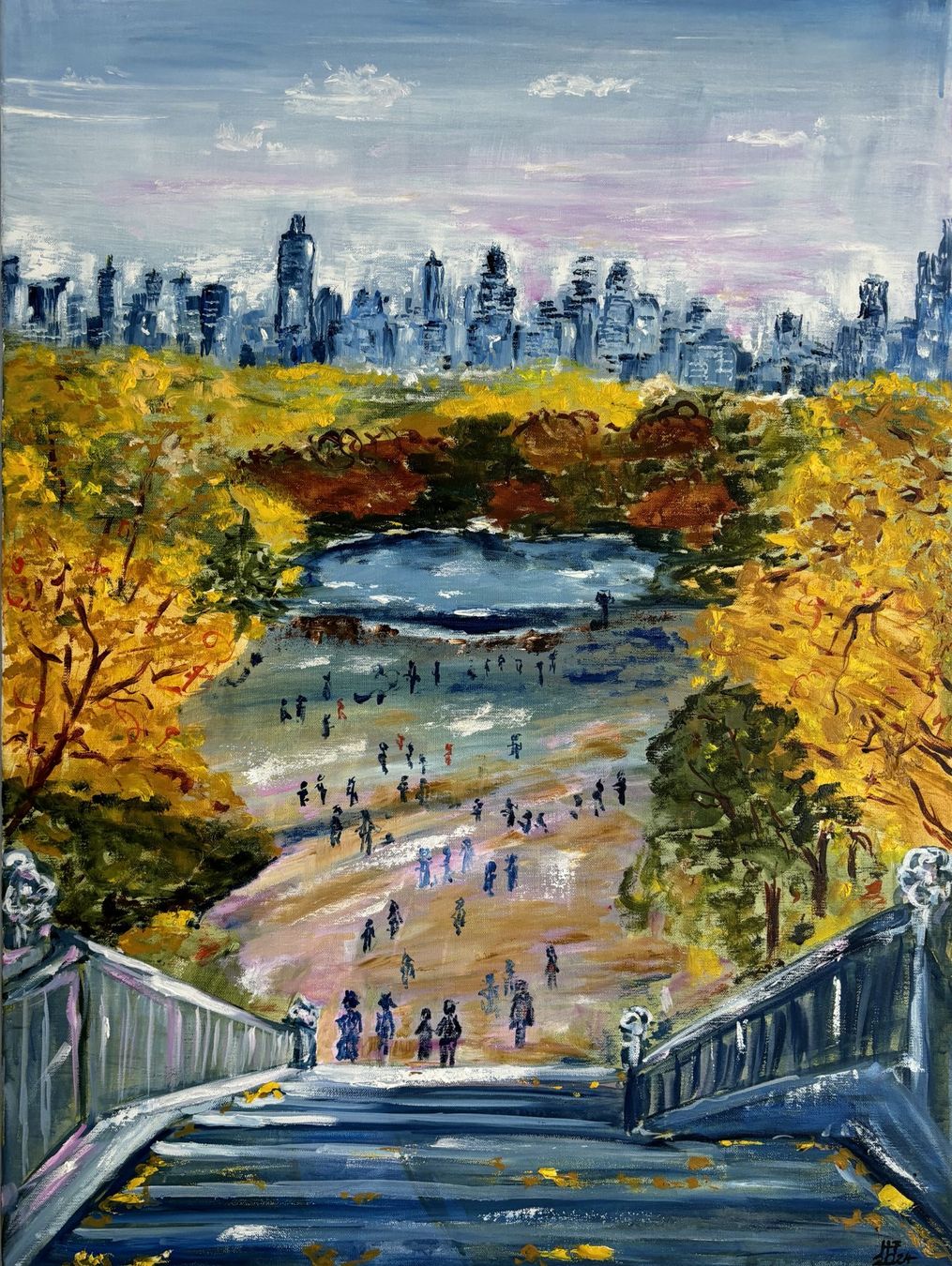 Dipinti: Herbst in New York City – Nuovo (secondo la descrizione) da Cham venduto da Felha 2