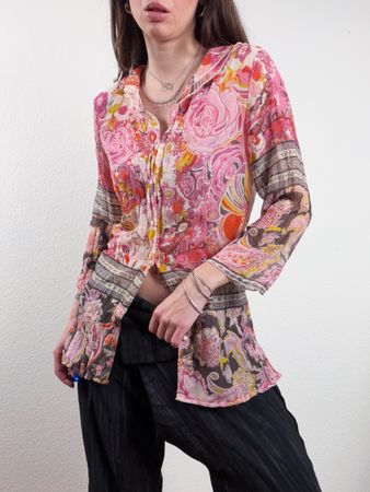Chiffon Blouse floral print size S