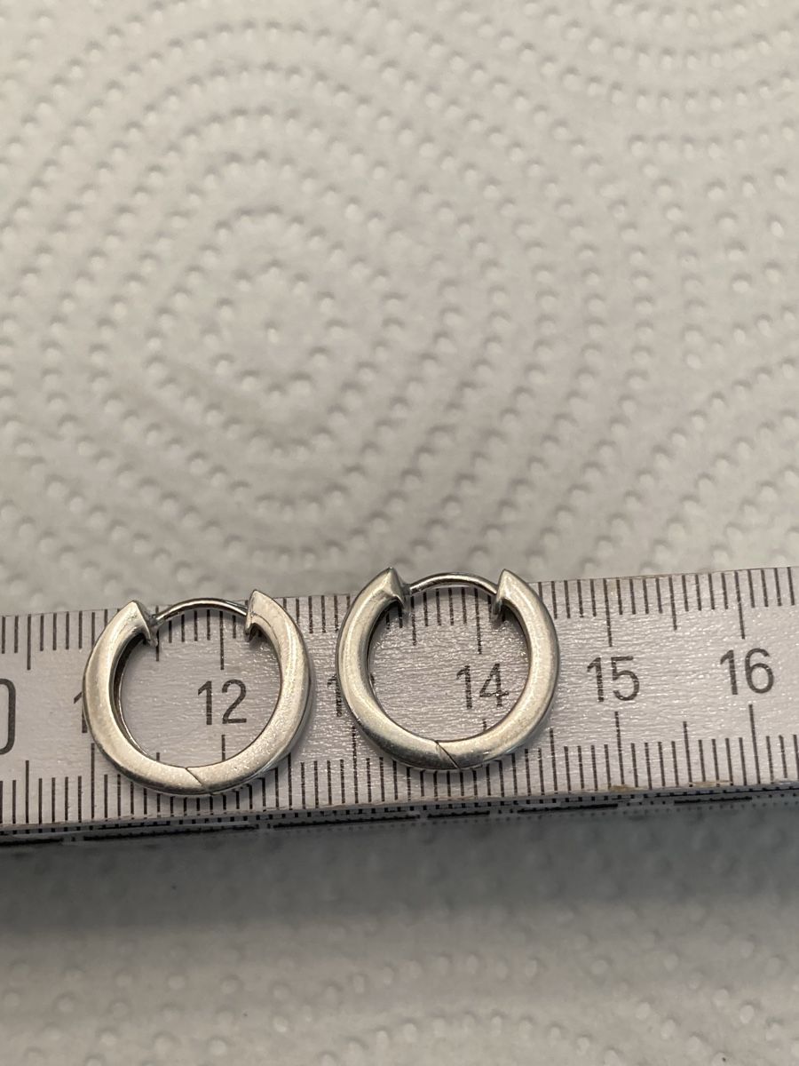 Sonstiger Schmuck: Set Silber Ring Gr 52 und Creolen 1.5cm – Gebraucht aus Dietikon von Closet_refurbished 4