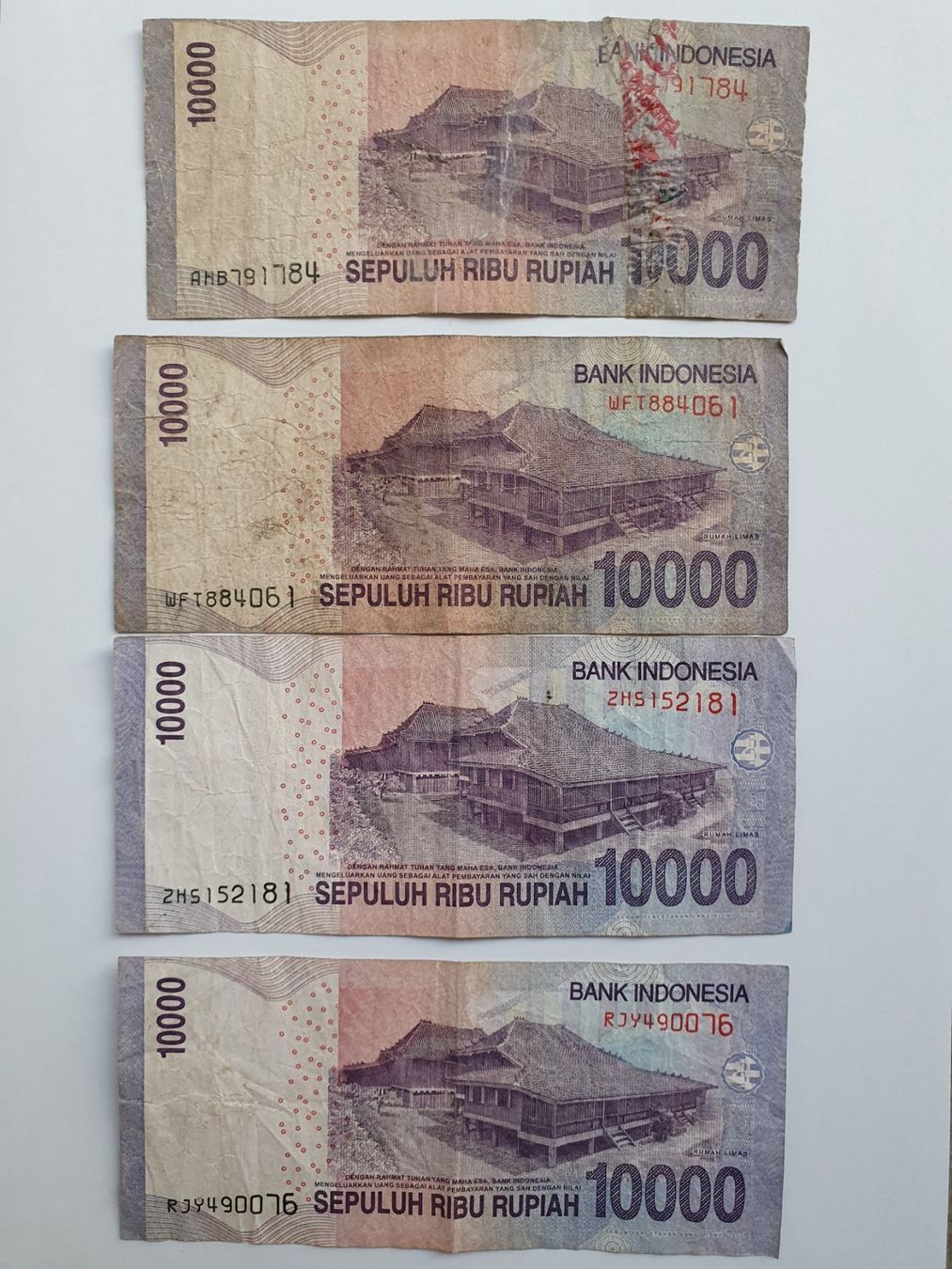 Banconote: Banknoten aus Indonesien – Usato da Pravidondaz venduto da LVtik 2