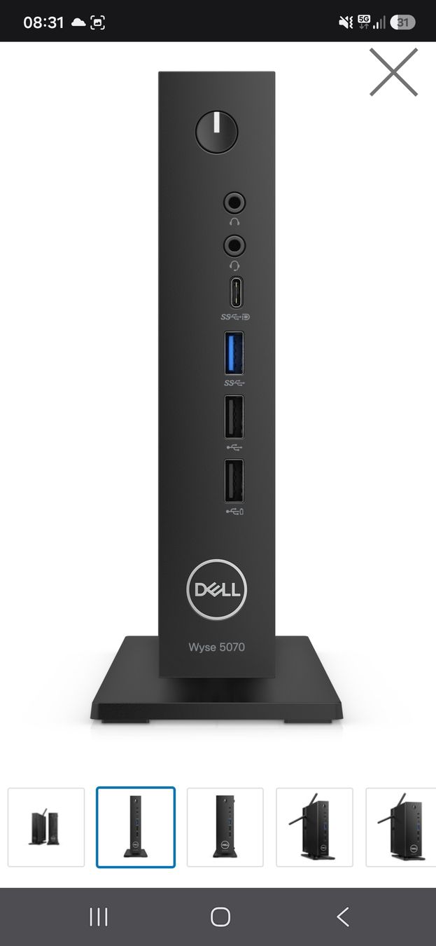 Dell PC: Dell Wyse 5070 Thin Client - Intel Celeron J4105 - netzteil – Usato da Flawil venduto da Hamdia12 1