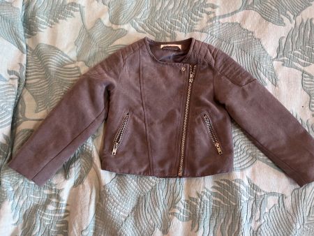 süße graue Jacke, Größe 104
