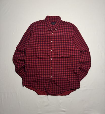 90s Flanel Checkered Shirt – Red & Black Vintage ❤️🖤