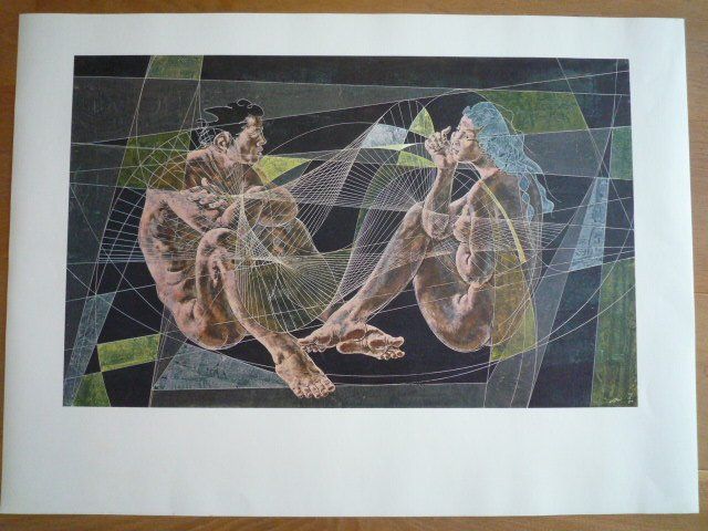 Grafica & Litografie: 4 lithos / Lithografien Hans Erni – Usato da Cortaillod venduto da Matteo18 2