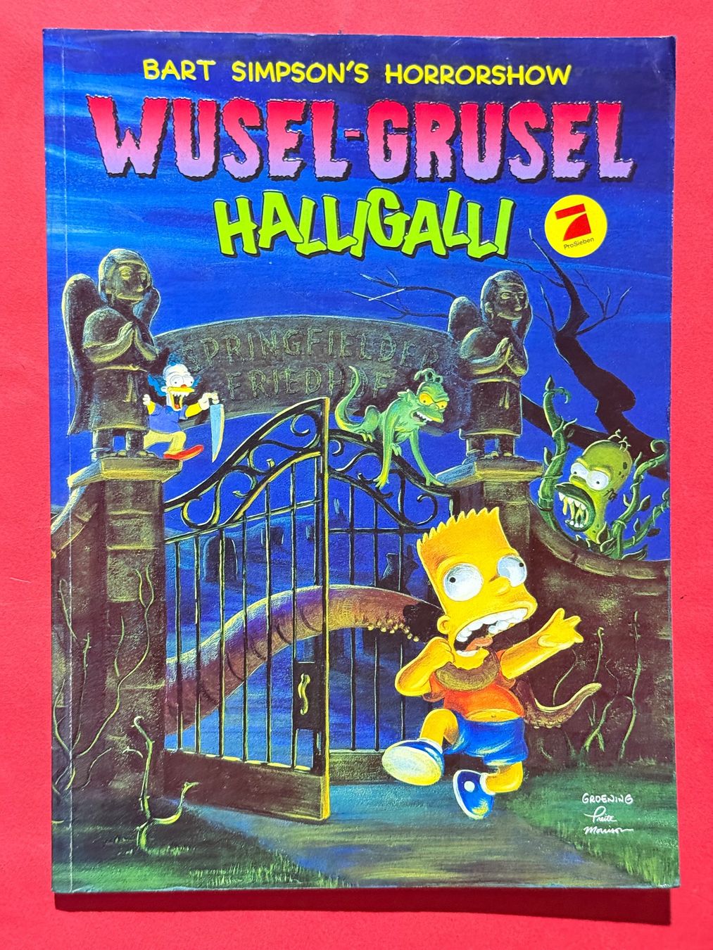Fumetti: Bart Simpson Wusel-Grusel Halligalli Horrorshow – Usato da Zuerich venduto da SonderArt-Wertgut