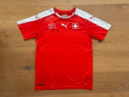 Kinder- Fussball- Fantrikot rot PUMA 176