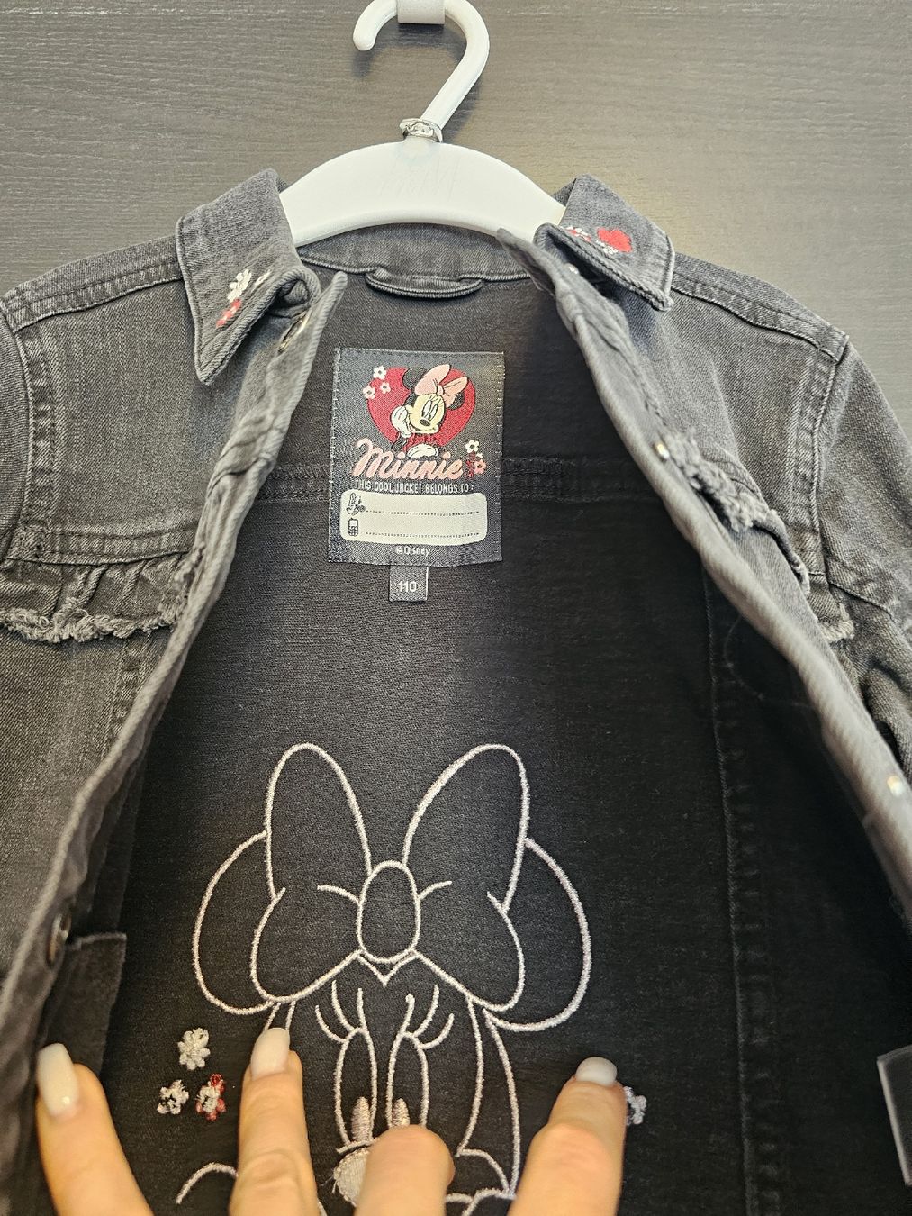 Disney Jacken & Mäntel: Süsse Mädchen Jeansjacke Minnie Mouse Gr. 110 – Gebraucht aus Laufen von Taty007 1