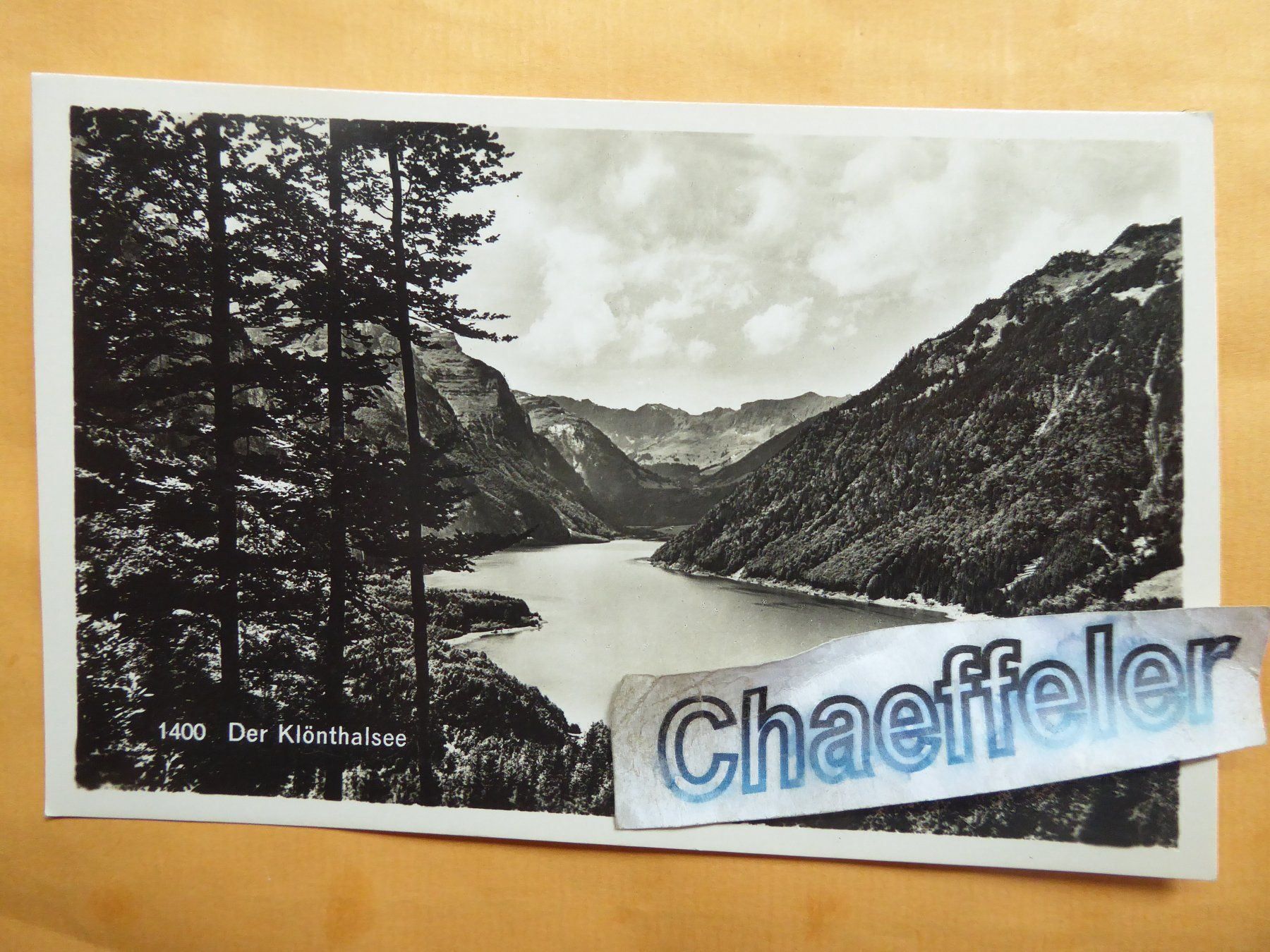 Ansichtskarten: 1400 Der Klönthalersee – Gebraucht aus Zürich von Chaeffeler