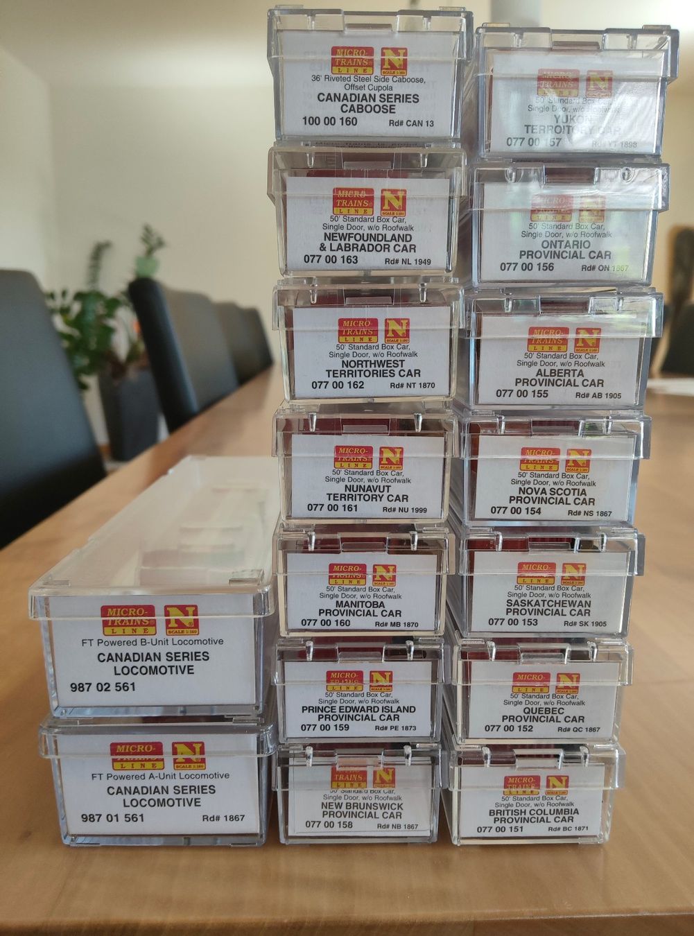 Modellini di ferrovie: Micro-Trains Sammler Set Kanada – Usato da Siebnen venduto da han_xck2 4