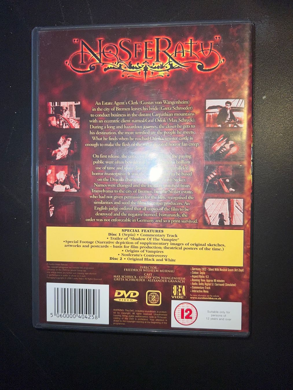 Tutti i DVDs: Nosferatu Special Edition 2-Dvd Set – Usato da Basel venduto da SG1973 1