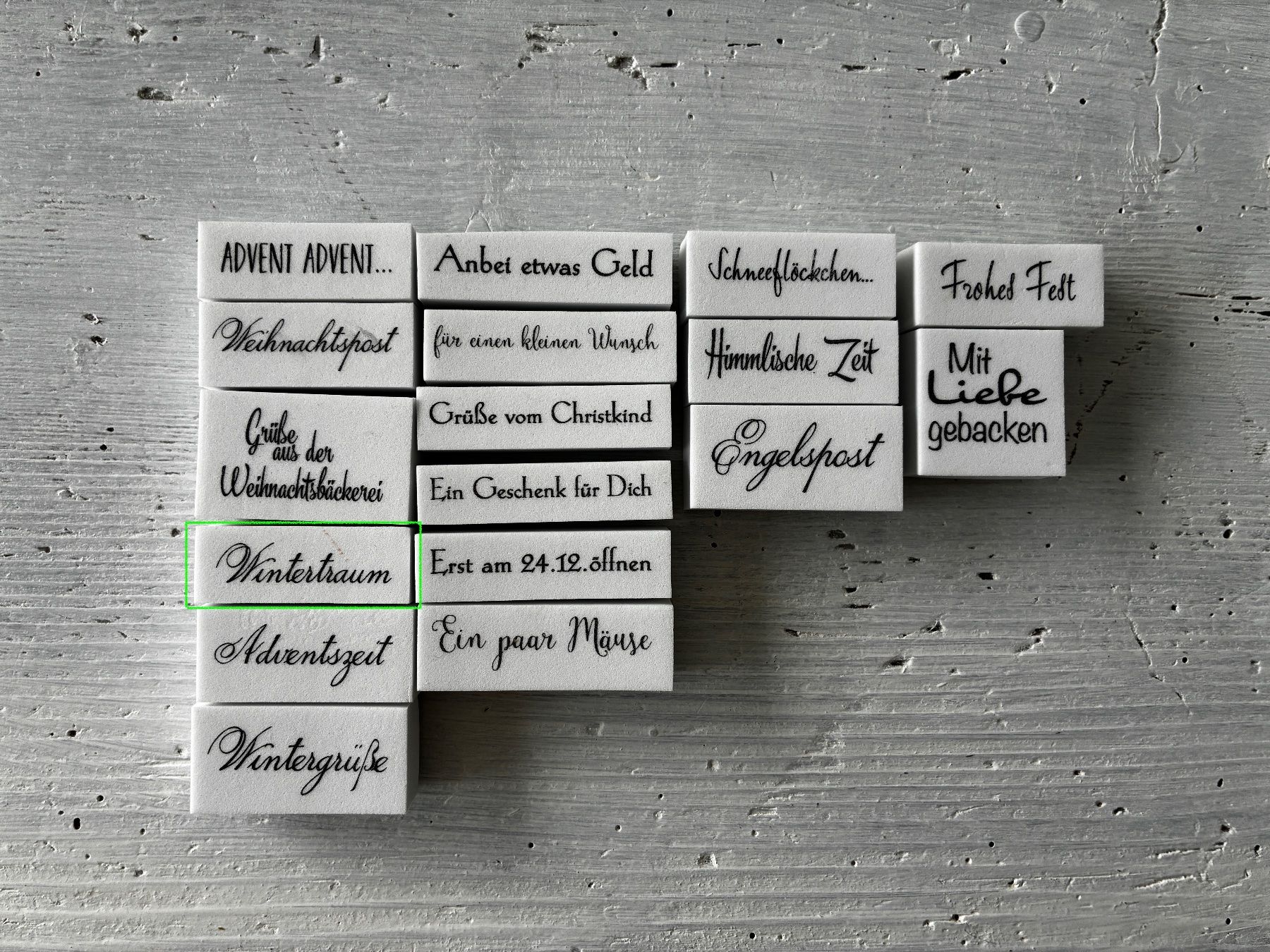 Tampons: LaBlanche Stempel Spruch 'Wintertraum' - 1-teilig – D'occasion à Glattfelden par Qwerasdf 2
