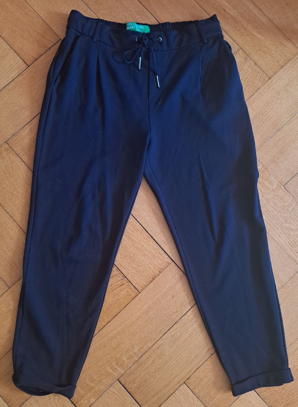 Benetton Pantaloni: BENETTON Hose Grösse L dunkelblau – Usato da Zürich venduto da dph_r9t2