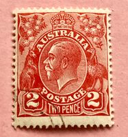 Briefmarken aus Australien König George V. GESTEMPELT
