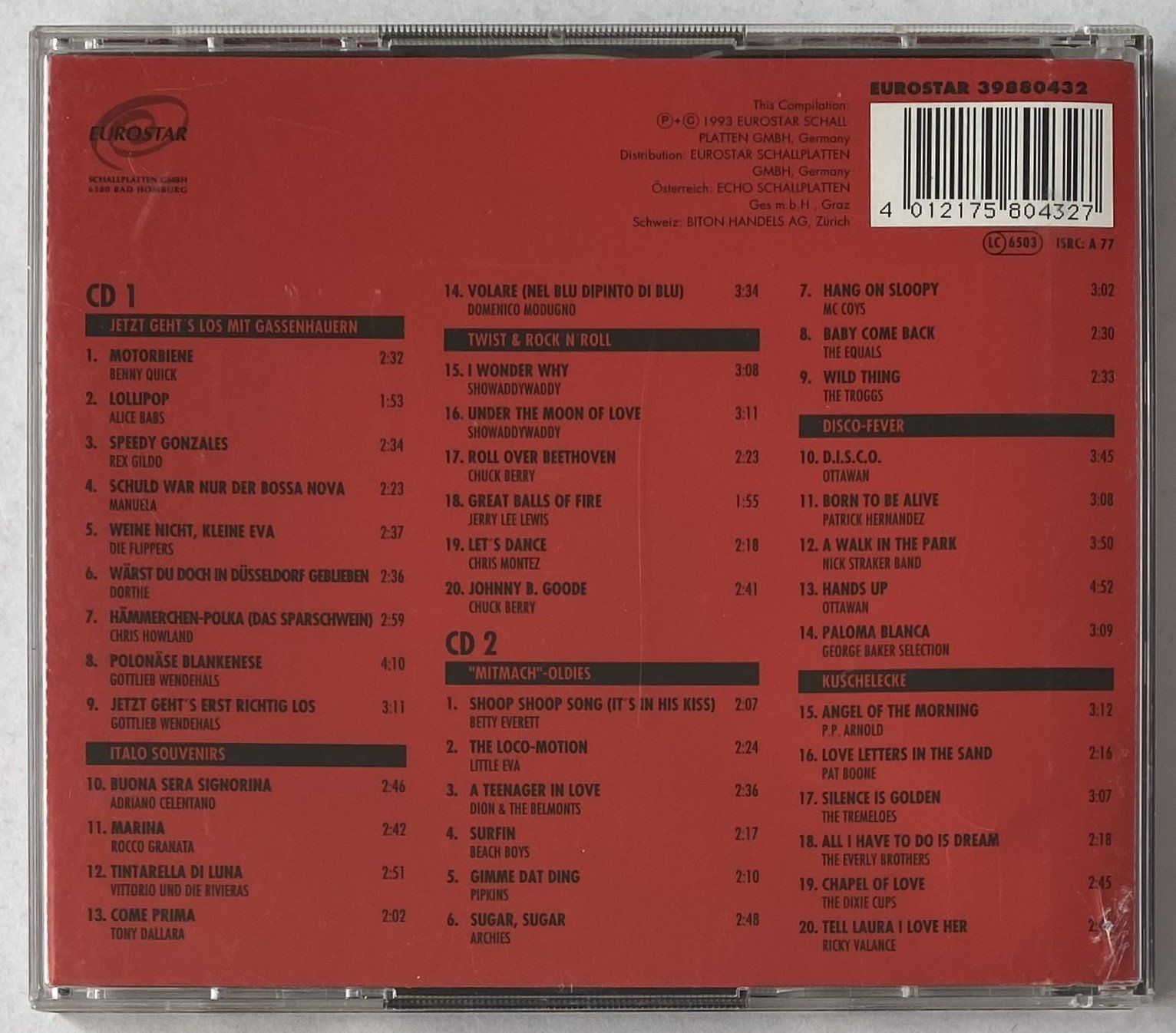 CD: Party ohne Ende, 40 original-Hits – Usato da Flums venduto da Asquillo 1