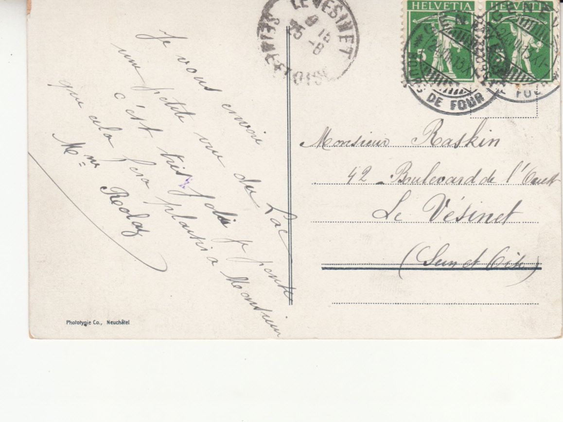 Cartoline postali: Genève 1913 – Usato da Bürglen TG venduto da StampGraf 1