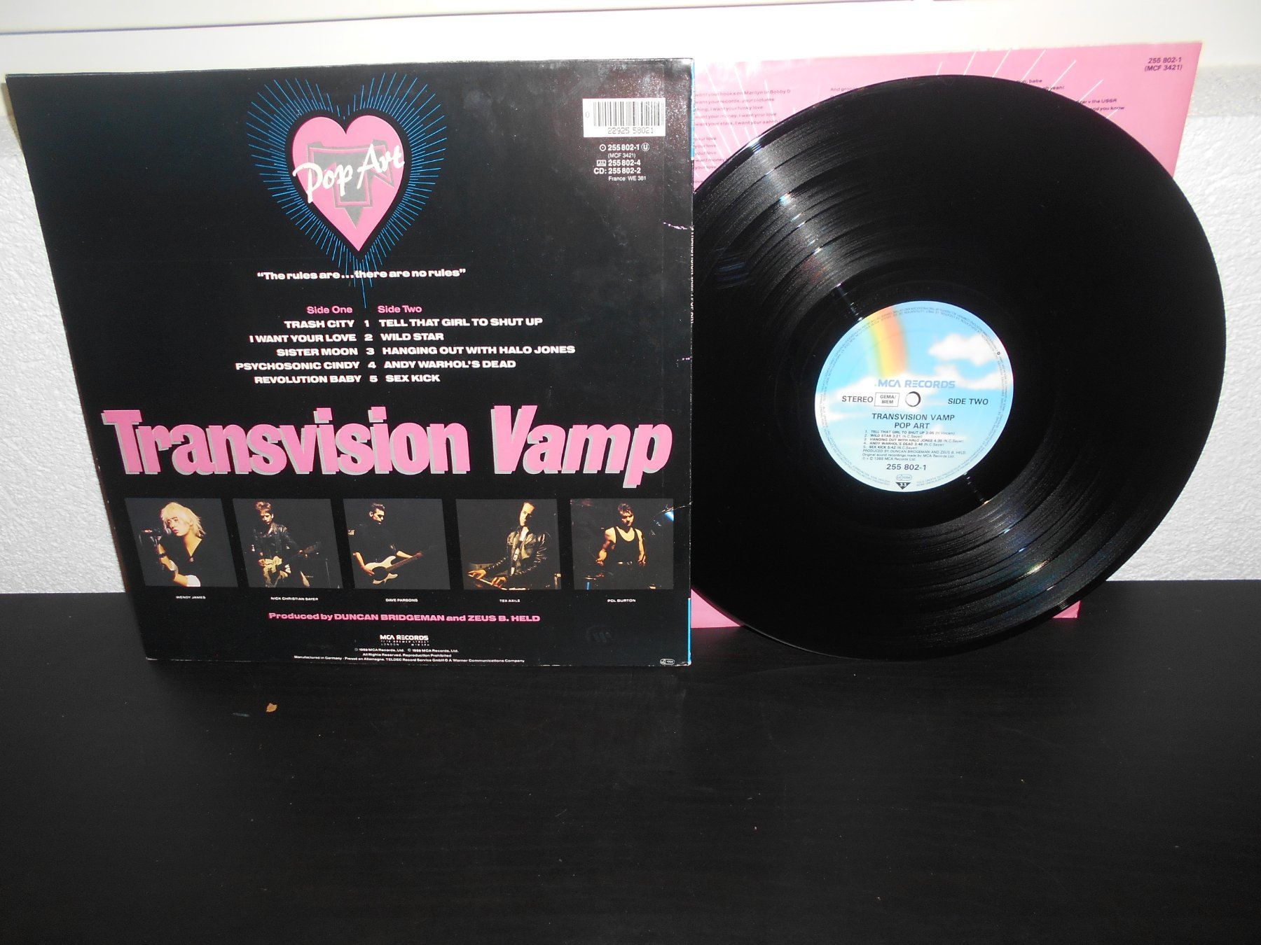 Dischi in vinile: Transvision Vamp – Pop Art / 1988 – Usato da Aarberg venduto da witchhunter01 1