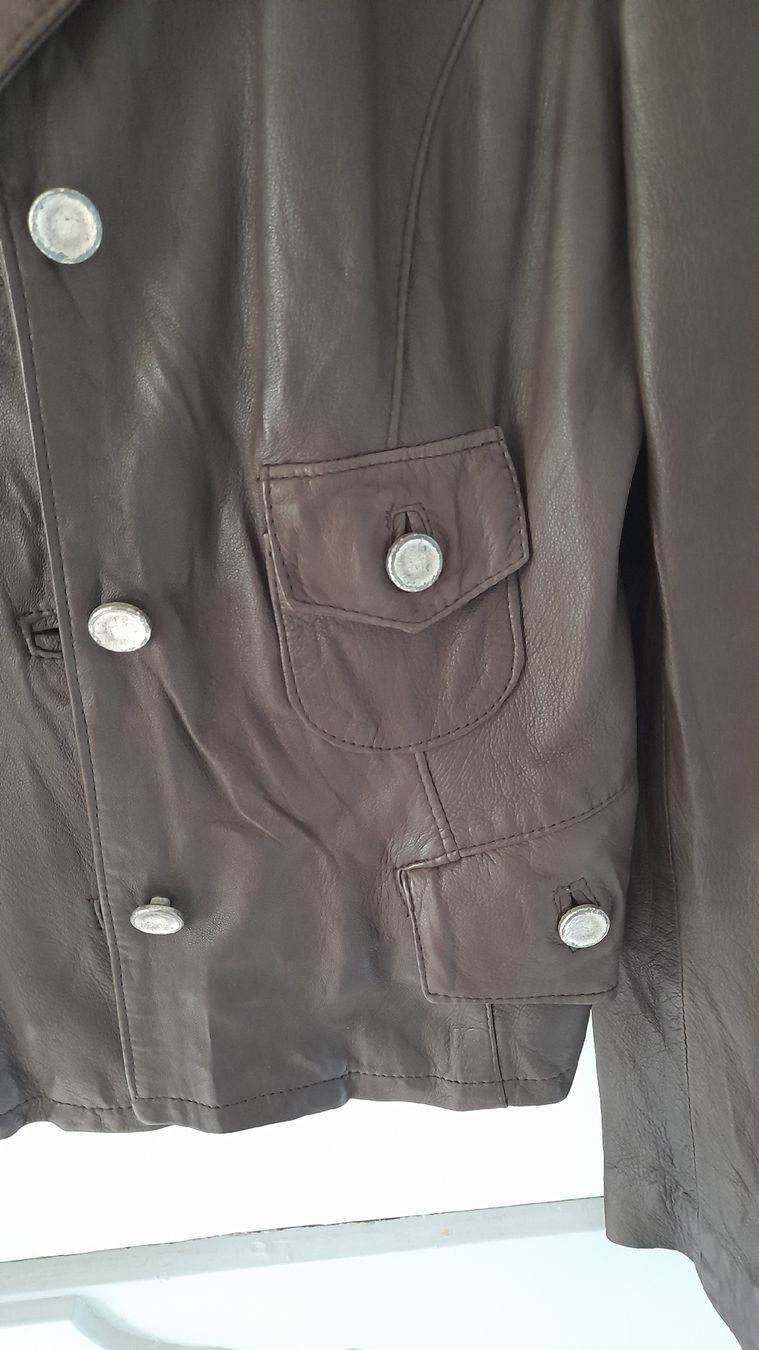 Giacche: Lederjacke von Leonardo, in Gr. S – Usato da Nesslau venduto da Churfirsten08 1