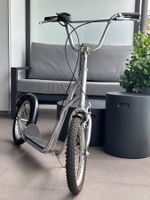 Tretroller Chrom poliert neuwertig mit Felgenbremsen