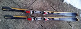 Ski; Salomon mit Bindung und Platte