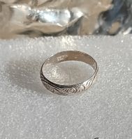 RING SILBER 925 MIT SCHNÖRKEL VRZIERUNG