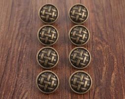 8x Retro-Schubladenknöpfe für Schränke und Wandschränke