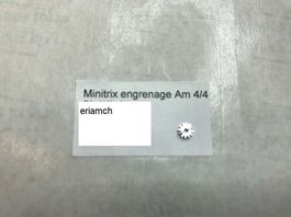 Minitrix Zahnrad engrenage fur Lok Am 4/4 V200