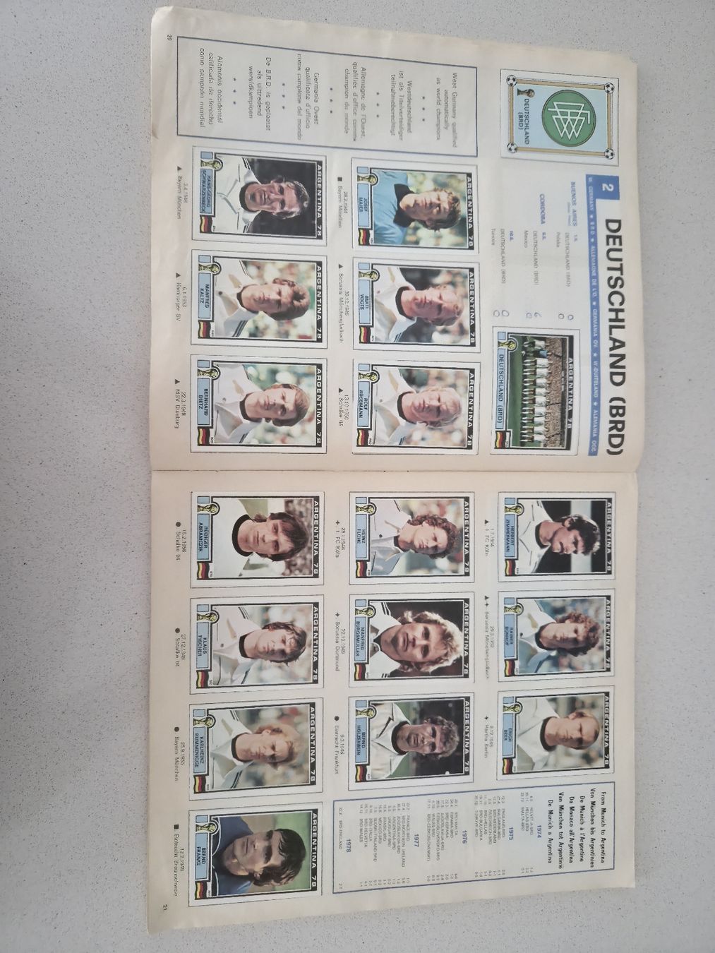 Panini Album: PANINI 1978 ARGENTINA KOMPLETT – Usato da Wald ZH venduto da mnml_18 4