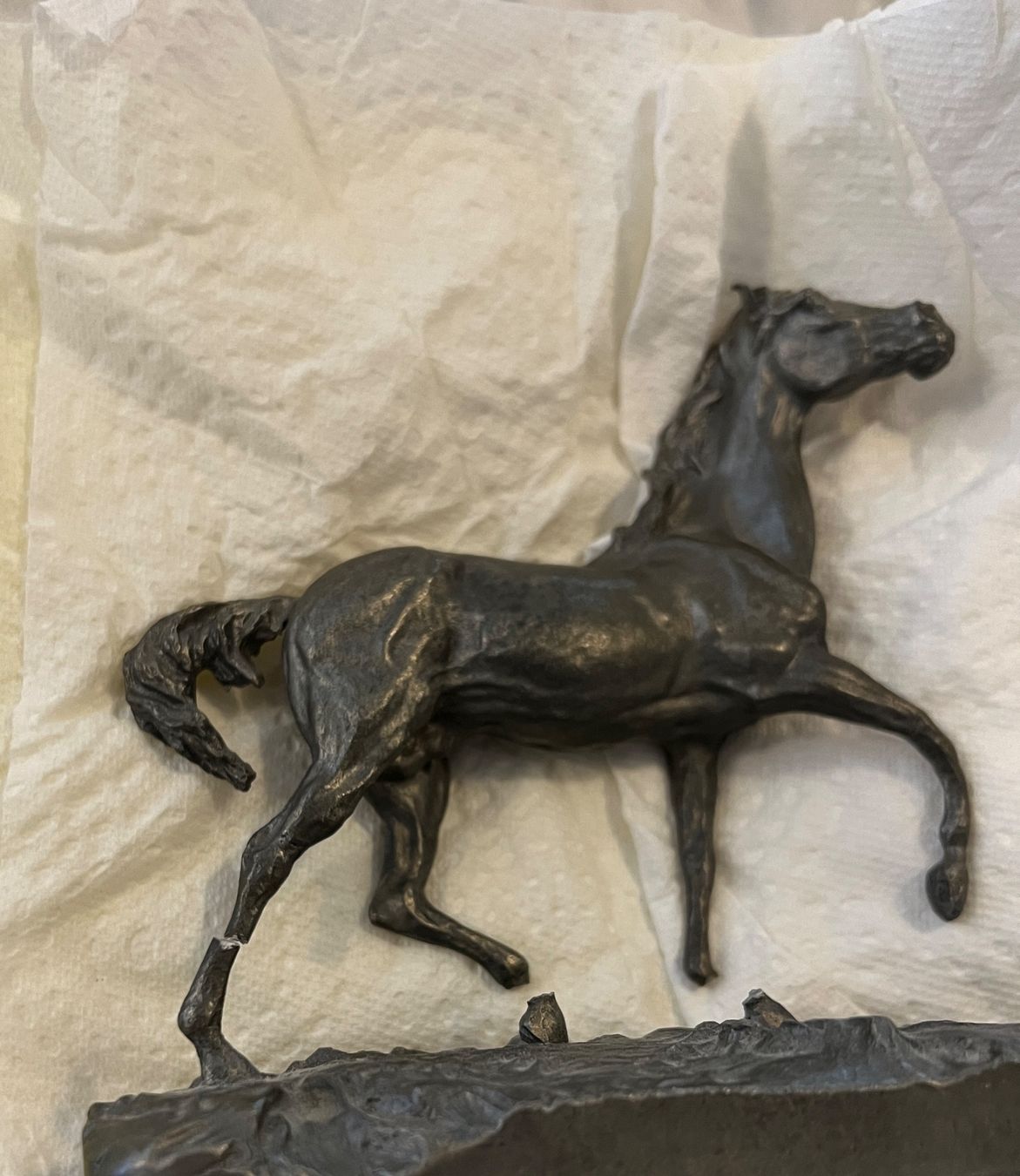 Sculture & Statue: Zinnpferd von Bossert, Basel, defekt – Difettoso da Iragna venduto da Flips03 1