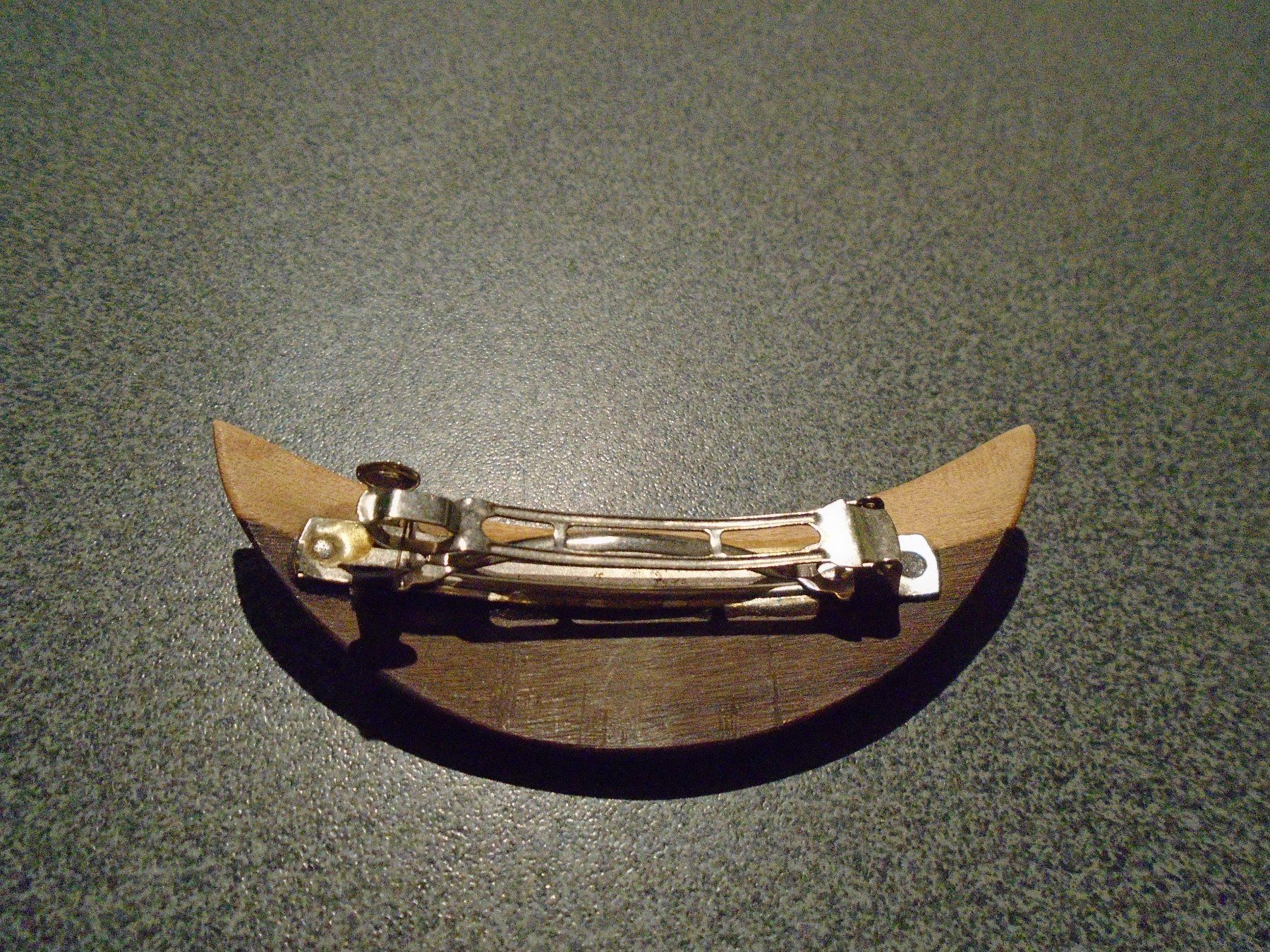 Accessori per capelli: Haarspange Mondsichel hell-/dunkels Holz – Usato da Zürich venduto da abraxas1291 1