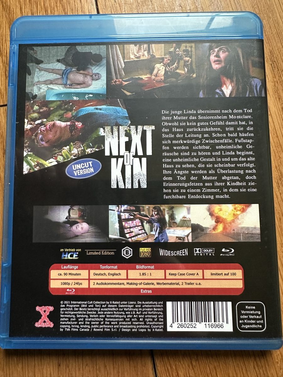 Alle DVDs: Next of Kin x-rated Bluray – Neu (gemäss Beschreibung) aus Benken ZH von Audi-erich 1