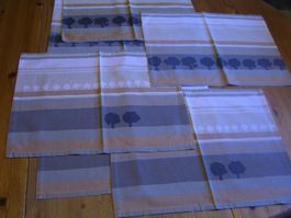 6 hübsche Baumwoll Tisch Sets