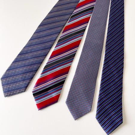 SET OF THE SILK HAND MADE TIES