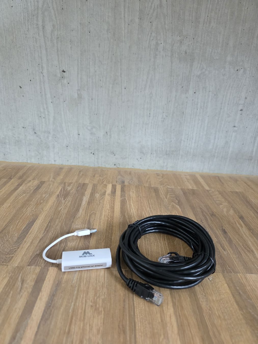 Cavi: LAN Ethernet Kabel (5m) inkl. Adapter aif USB2.0 – Usato da Zürich venduto da wur_z22w